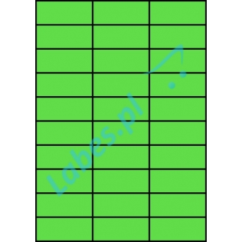 Etykiety A4 kolorowe 70x29,7 – zielone