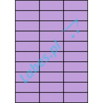 Etykiety A4 kolorowe 70x29,7 – fioletowe