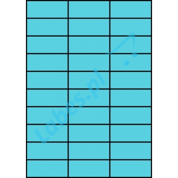 Etykiety A4 kolorowe 70x29,7 – niebieskie
