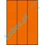 Etykiety A4 kolorowe 70x297 – pomarańczowe