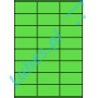 Etykiety A4 kolorowe 70x36 – zielone