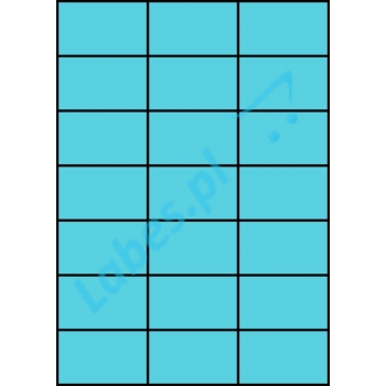 Etykiety A4 kolorowe 70x42,42 – niebieskie