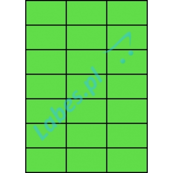 Etykiety A4 kolorowe 70x42,42 – zielone