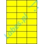 Etykiety A4 kolorowe 70x42,42 – żółte