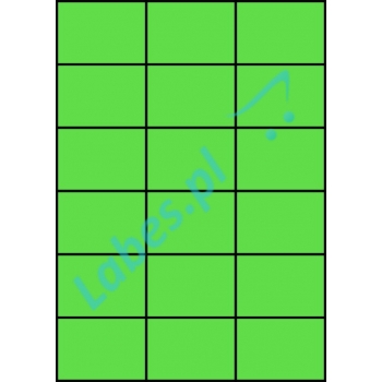 Etykiety A4 kolorowe 70x49,5 – zielone