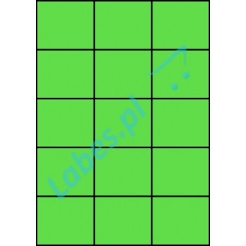 Etykiety A4 kolorowe 70x59,4 – zielone