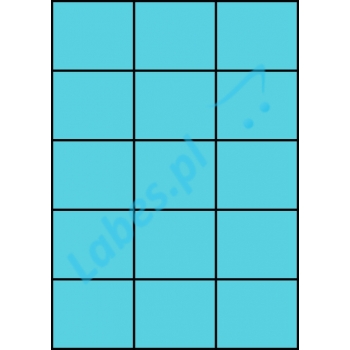 Etykiety A4 kolorowe 70x59,4 – niebieskie