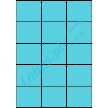 Etykiety A4 kolorowe 70x59,4 – niebieskie