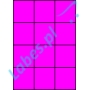 Etykiety A4 kolorowe 70x74 – różowe