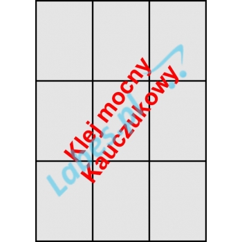 Etykiety A4 klej wzmocniony 70x99