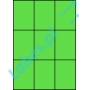 Etykiety A4 kolorowe 70x99 – zielone