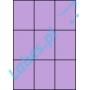 Etykiety A4 kolorowe 70x99 – fioletowe