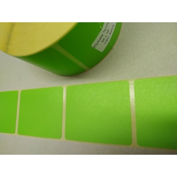 Etykieta termiczna 55x65 kolor zielony